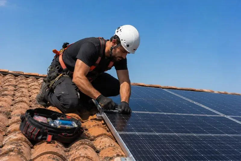Maintenance et monitoring de panneaux solaires à Essarts-en-Bocage